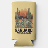 Saguaro Nationaal Park Cactus Seltzer Blikjeskoeler (Achterkant)