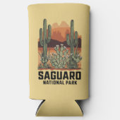 Saguaro Nationaal Park Cactus Seltzer Blikjeskoeler (Voorkant)