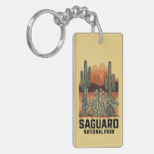 Saguaro Nationaal Park Cactus Sleutelhanger (Voorkant Links)