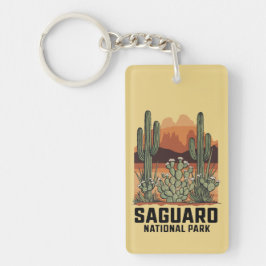 Saguaro Nationaal Park Cactus Sleutelhanger