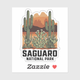 Saguaro Nationaal Park Cactus Sticker