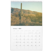 Saguaro Nationaal Park Flora Landschappen Kalender (Jan 2026)