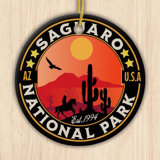 Saguaro National Park Arizona U.S. Keramisch Ornament