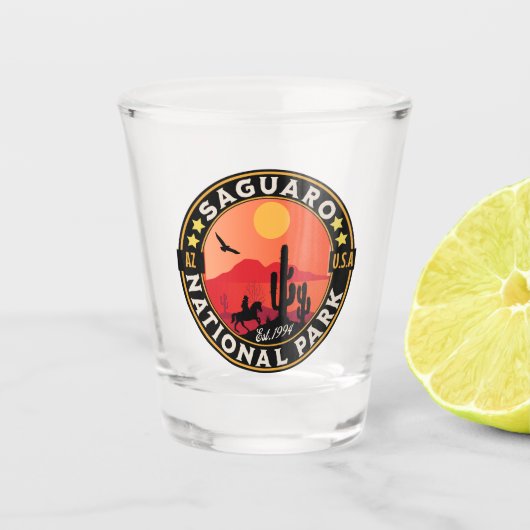 Saguaro National Park Arizona U.S. Shot Glas (Voorkant)