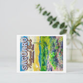 SAGUARO NATIONAL PARK - ARIZONA VERENIGDE STATEN BRIEFKAART (Staand voorkant)