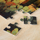 Saguaro National Park Illustratie Retro Legpuzzel (Zijkant)