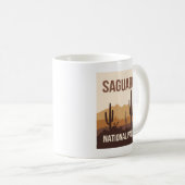 Saguaro National Park Minimal Travel Art Koffiemok (Voorkant rechts)