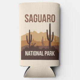 Saguaro National Park Minimal Travel Art Seltzer Blikjeskoeler