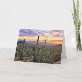 Saguaro National Park Sunset Kaart