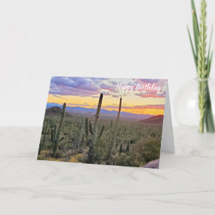 Saguaro National Park Sunset Kaart