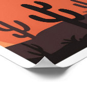 Saguaro National Park Vintage Travel Illustration Poster (Hoek)