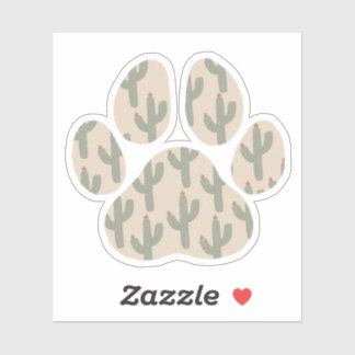 Saguaro Paw Sticker