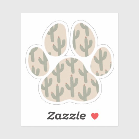 Saguaro Paw Sticker (Vel)