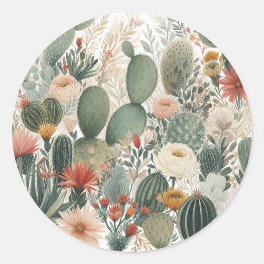 Saguaro & Sage Envelope Zegell sticker (Voorkant)
