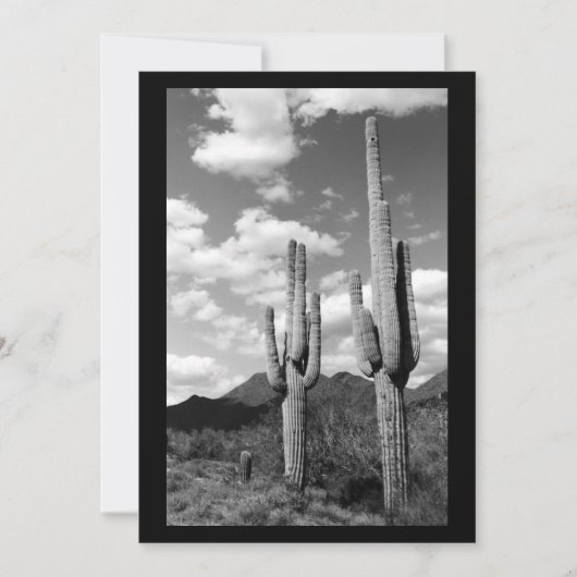 Saguaro Sentinel (AZ Sonoran Desert) Kaart (Voorkant)
