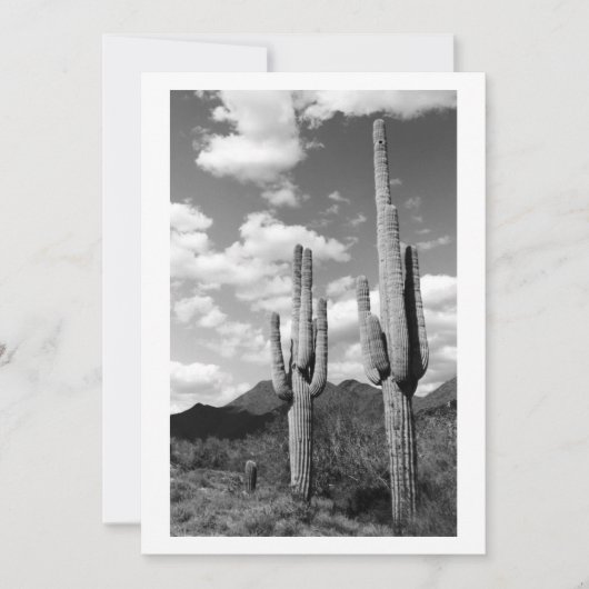 Saguaro Sentinel (AZ Sonoran Desert) Kaart (Voorkant)