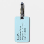 Saguaro Sunrise in het Nationaal Park Saguaro Bagagelabel (Achterkant verticaal)