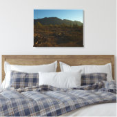 Saguaro Sunrise in het Nationaal Park Saguaro Canvas Afdruk (Insitu (Slaapkamer))