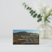 Saguaro Sunrise in het Nationaal Park Saguaro Visitekaartje (Staand voorkant)