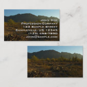 Saguaro Sunrise in het Nationaal Park Saguaro Visitekaartje (Voorkant / Achterkant)