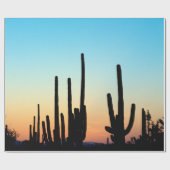Saguaro Sunset Cadeaupapier (Vlak)