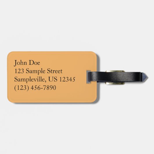 Saguaro Sunset I Arizona Bagagelabel (Achterkant horizontaal)