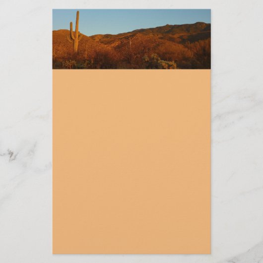 Saguaro Sunset I Arizona Briefpapier (Voorkant)