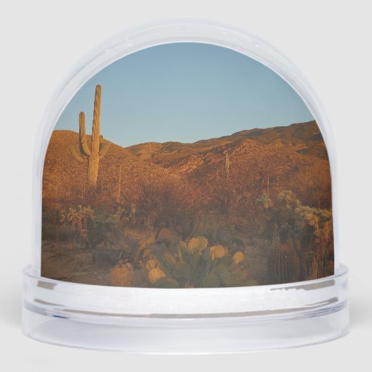 Saguaro Sunset I Arizona Desert Landscape Sneeuwbol (Voorkant)
