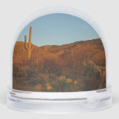 Saguaro Sunset I Arizona Desert Landscape Sneeuwbol (Achterkant)