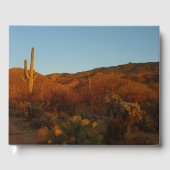Saguaro Sunset I Arizona Gastenboek (Voorkant)