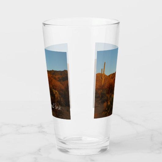 Saguaro Sunset I Arizona Glas (Links)