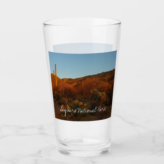 Saguaro Sunset I Arizona Glas (Voorkant)