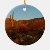 Saguaro Sunset I Arizona Keramisch Ornament (Voorkant)