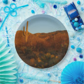 Saguaro Sunset I Arizona Papieren Bordje (Feest)