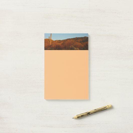 Saguaro Sunset I Arizona Post-it® Notes (Op bureau)