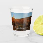 Saguaro Sunset I Arizona Shot Glas (Voorkant)