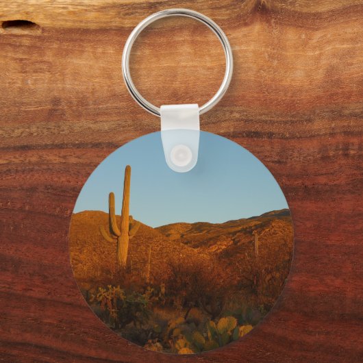 Saguaro Sunset I Arizona Sleutelhanger (Voorkant)