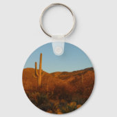 Saguaro Sunset I Arizona Sleutelhanger (Achterkant)