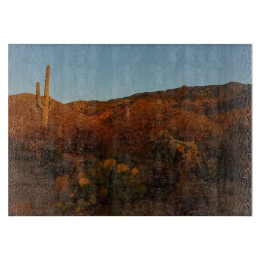 Saguaro Sunset I Arizona Snijplank (Voorkant)