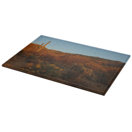 Saguaro Sunset I Arizona Snijplank (Hoek)