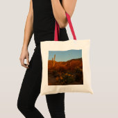 Saguaro Sunset I Arizona Tote Bag (Voorkant (product))