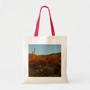 Saguaro Sunset I Arizona Tote Bag