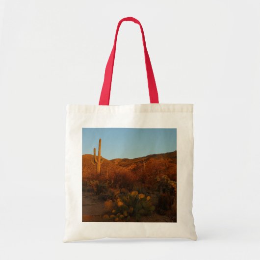 Saguaro Sunset I Arizona Tote Bag (Voorkant)
