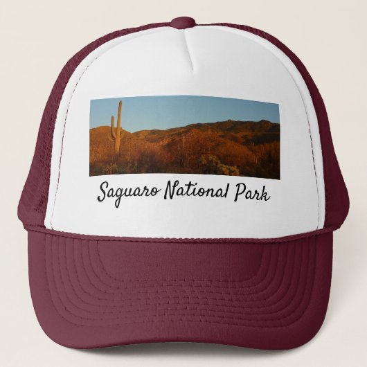 Saguaro Sunset I Arizona Trucker Pet (Voorkant)