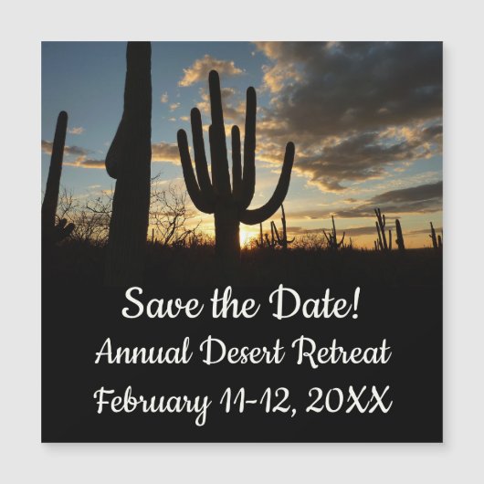 Saguaro Sunset II Arizona (Voorkant)