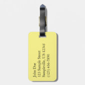 Saguaro Sunset II Arizona Bagagelabel (Achterkant verticaal)