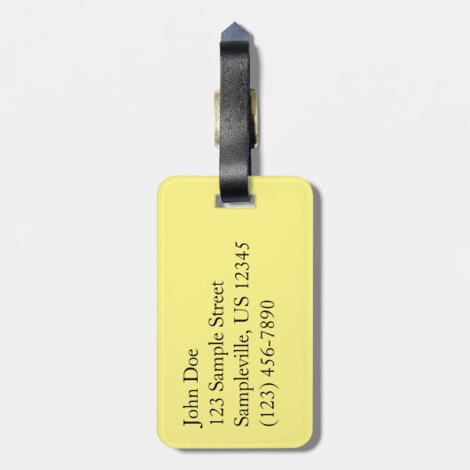 Saguaro Sunset II Arizona Bagagelabel (Achterkant verticaal)