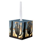 Saguaro Sunset II Arizona Decoratie (Achter hoekig)