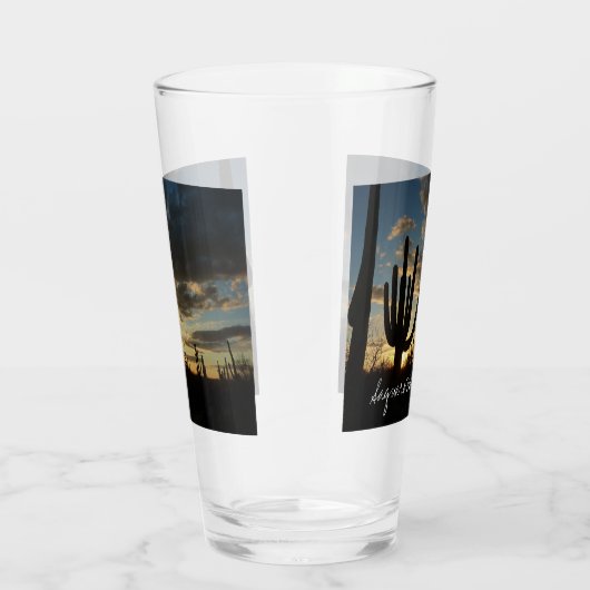 Saguaro Sunset II Arizona Glas (Rechts)