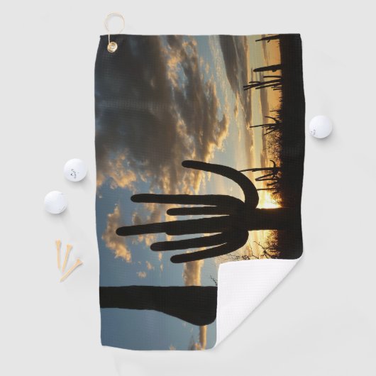 Saguaro Sunset II Arizona Golfhanddoek (Insitu)